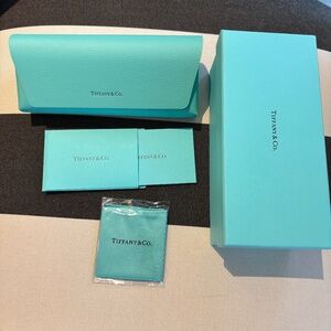 Tiffany & Co. Luxury Eyewear Kit | Robin Egg Blue Case, Box, Cloth